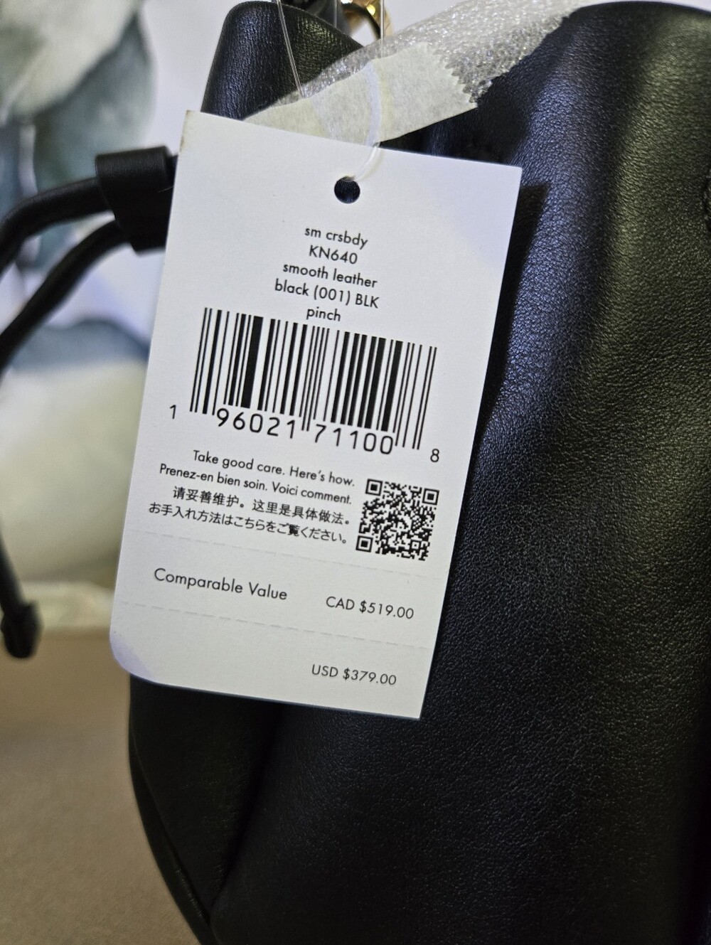 KATE SPADE | Pinch Crossbody Bag in Black NWT Style KN640 - Picture 9 of 12